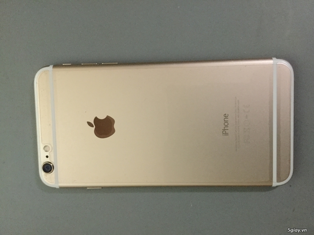 Iphone 6 plus bản QT 16Gb màu gold, cáp sạc, tai nghe đầy đủ - 1