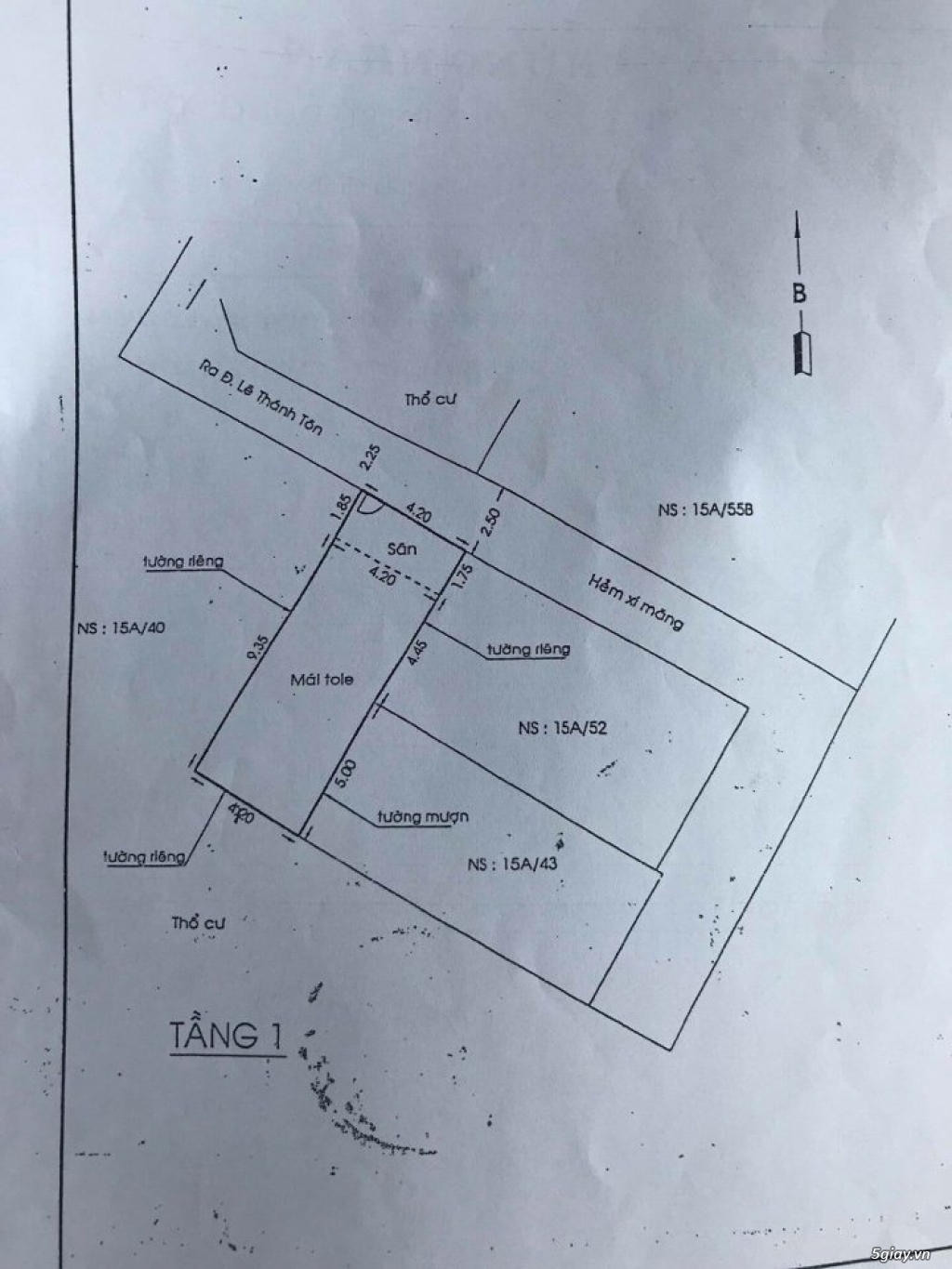 bán nhà 15a lê thánh tôn trung tân quận 1 - 1