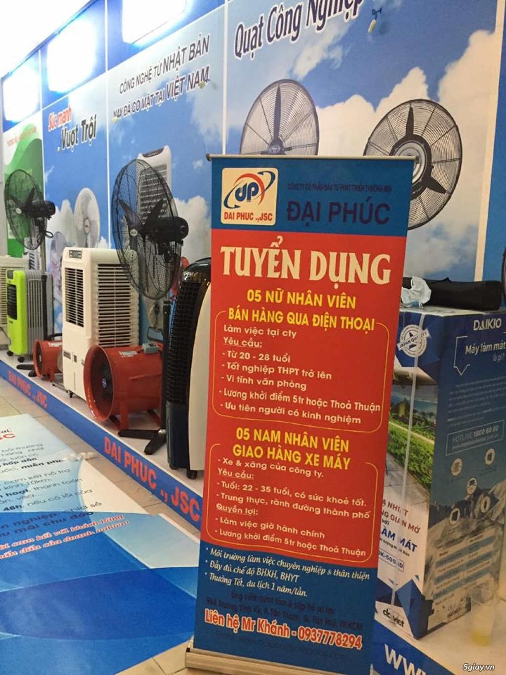 Tuyển NVVP & NV giao hàng tại Tân Phú - HCM - 8