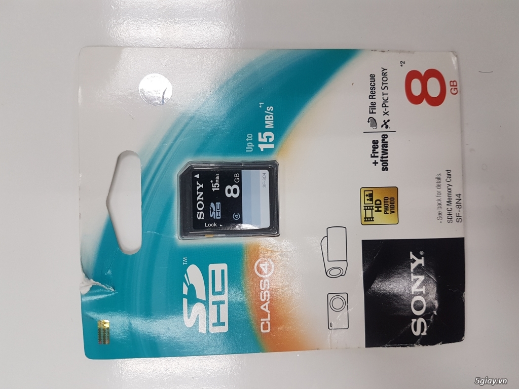 Bán thẻ nhớ Sony 8GB và Sandisk 16GB chưa bao giờ dễ dàng hơn với chất lượng đảm bảo và giá cả hấp dẫn. Với các sản phẩm này, bạn có thể lưu trữ nhiều dữ liệu và chất lượng ảnh cao. Hãy xem hình ảnh liên quan để tìm hiểu thêm về các sản phẩm này và đặt hàng ngay hôm nay!