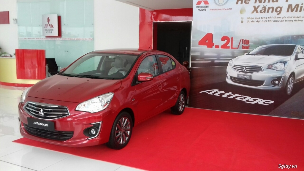 Cần Bán: Mitsubishi Attrage  1.2L Mivec chỉ từ 410tr