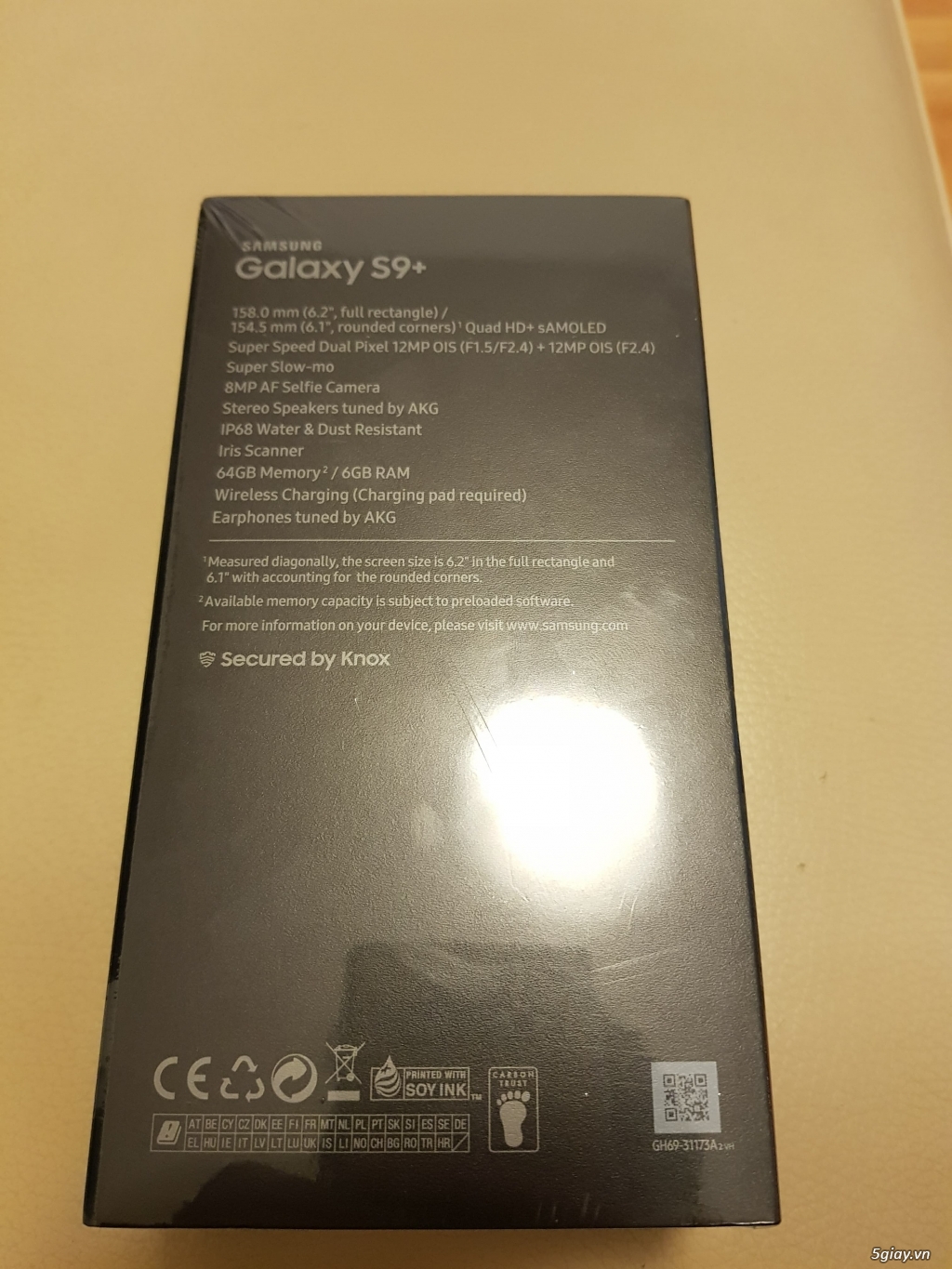 SAMSUNG GALAXY S9 PLUS (BLACK, 64GB) CHÍNH HÃNG, MỚI 100% - 3