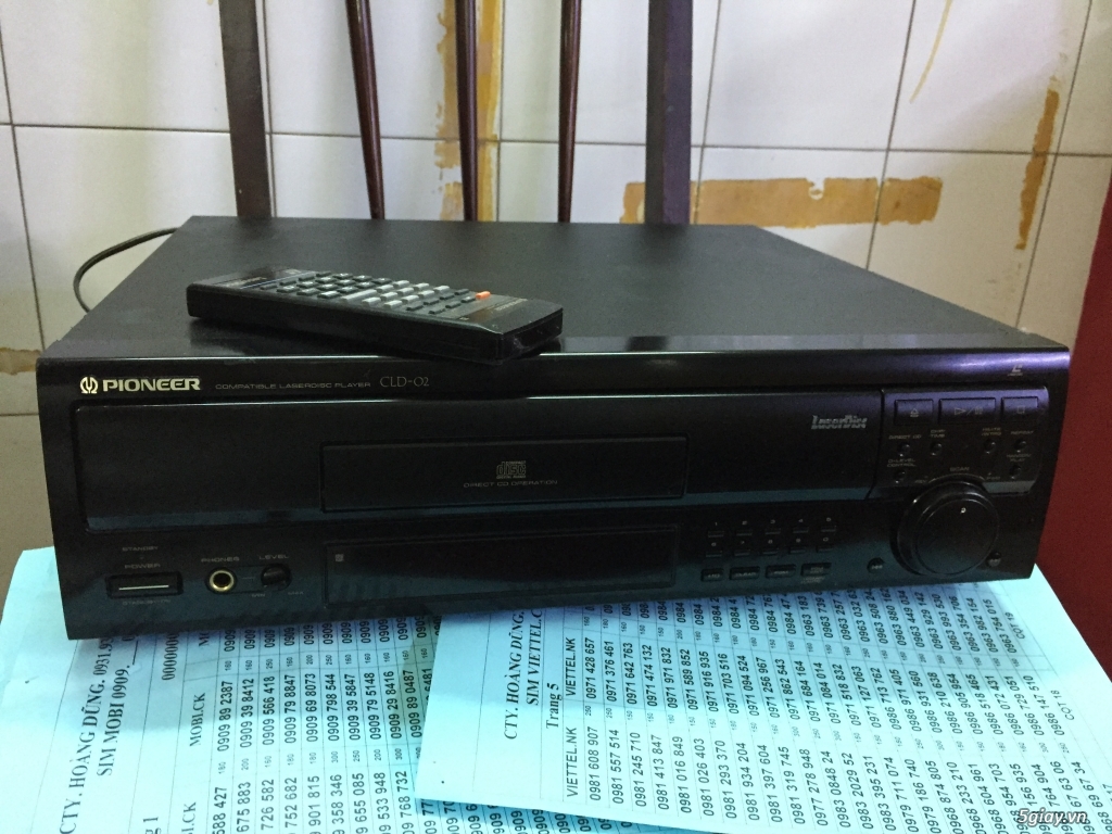 Cần mua đầu LD (đĩa VCD loại to) Pioneer - 4
