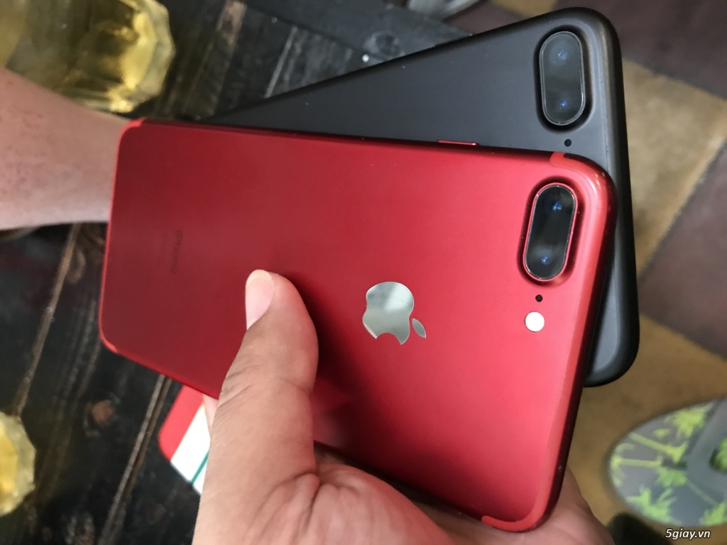 iphone 7 plus Red 128gb quốc tế likenew - 2