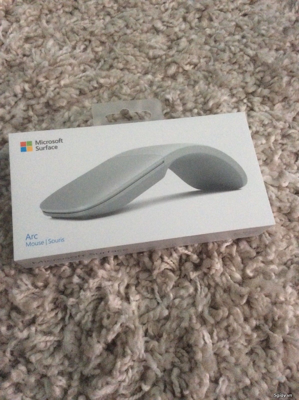 Chuột Microsoft Surface Arc Mouse Wireless Pro 5 (Light Gray)