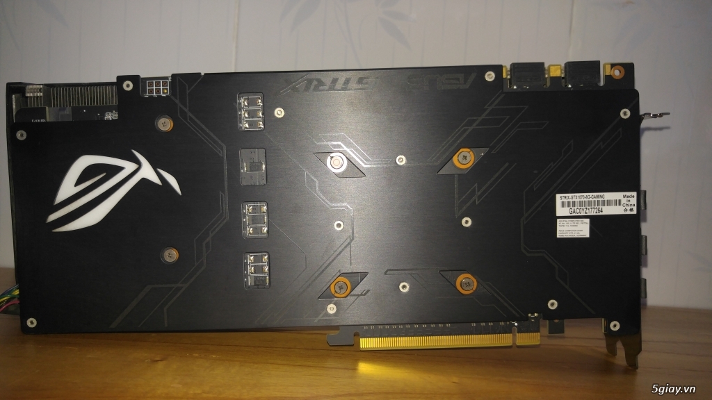 VGA ASUS GeForce GTX 1070 8GB ROG STRIX (có giáp) - 5