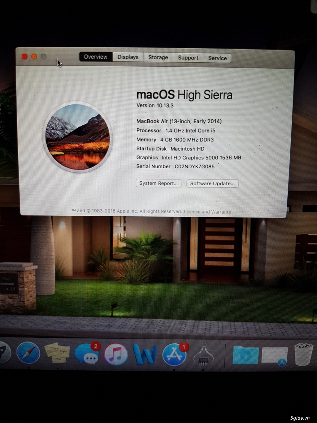 Macbook air 13 inch 2014 - 4