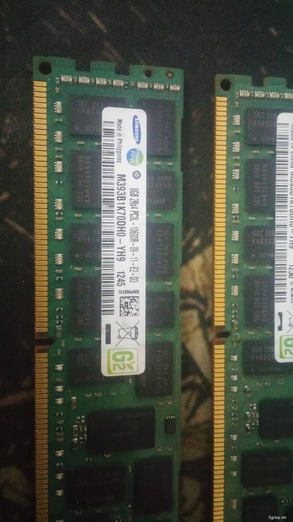 2 cây RAM server Samsung M293b1K70DH0 8Gb - 1