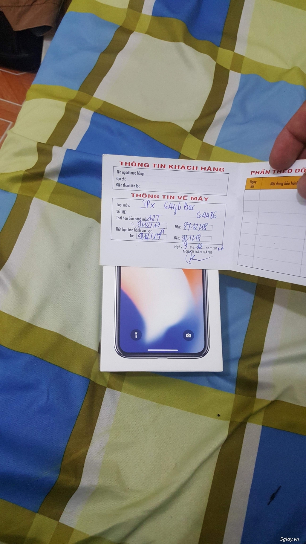 Iphone X trắng 64gb quốc tế Fullbox bảo hành 12/2018 - 4