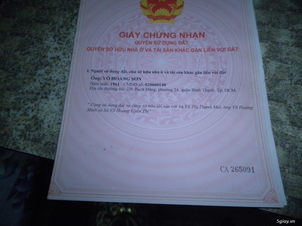 Biệt thự mặt tiền Bình Thạnh ,416m2