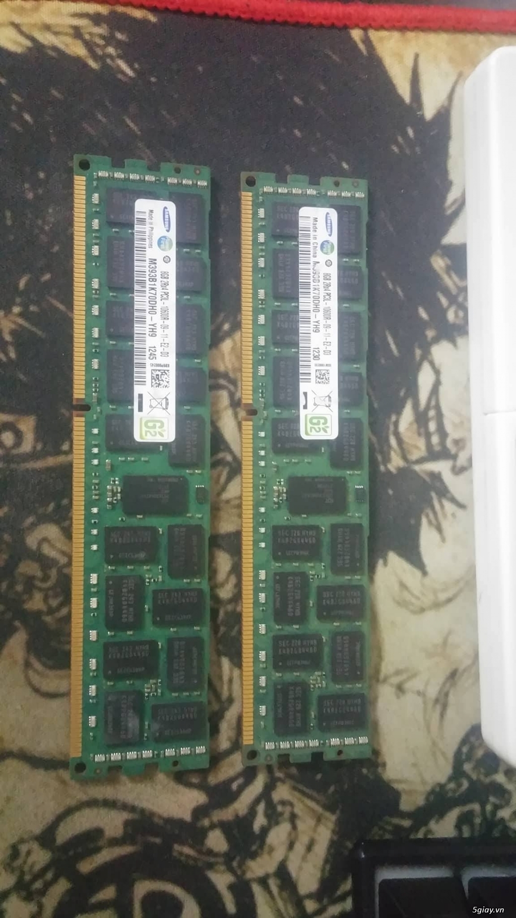 2 cây RAM server Samsung M293b1K70DH0 8Gb