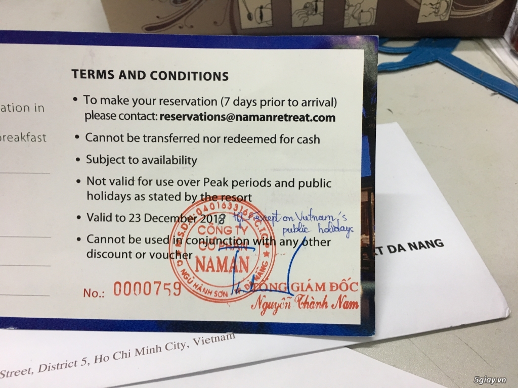 voucher nghĩ dưỡng 2 đêm Nam An Retreat giá 7 triệu - 1