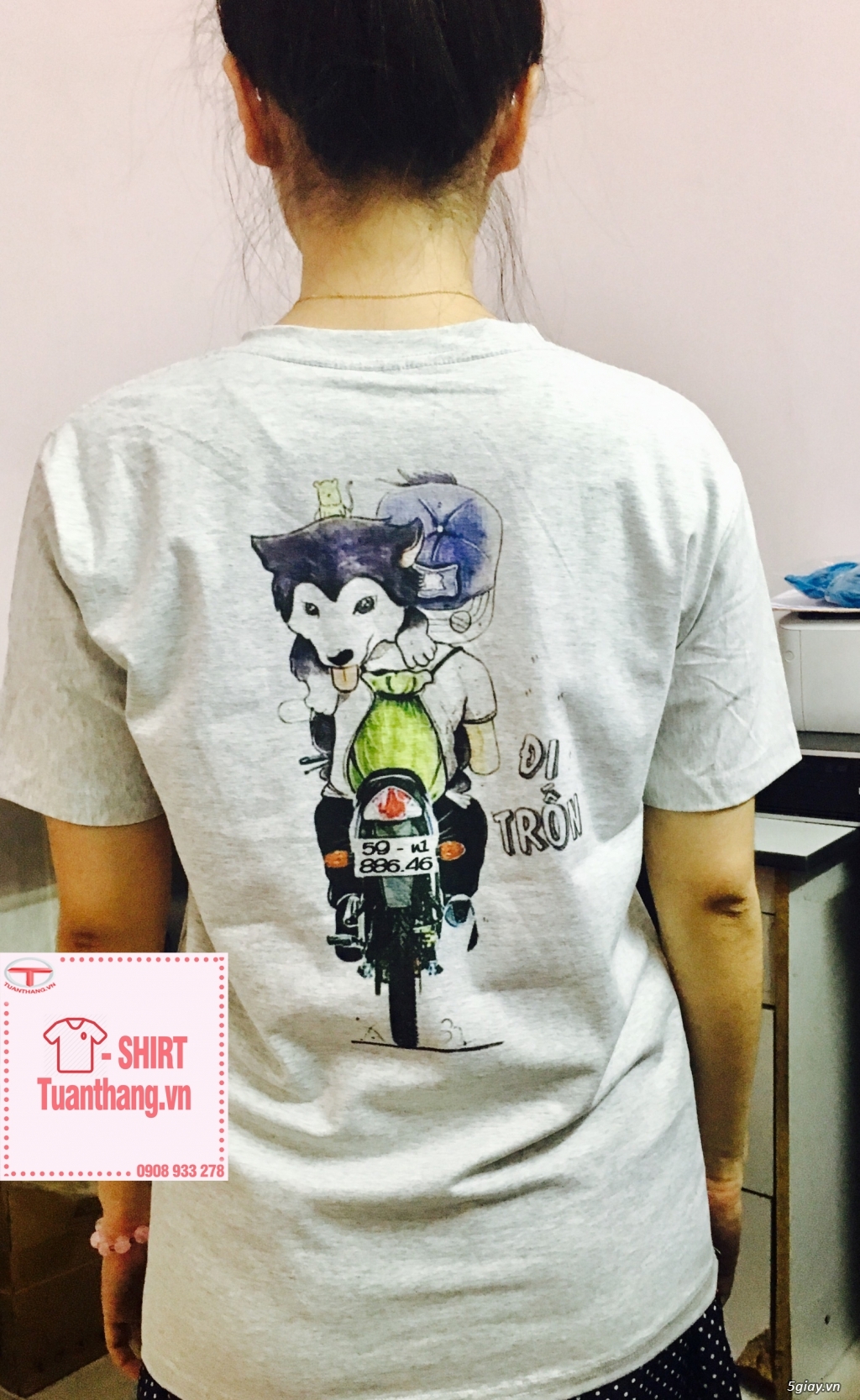 Áo thun phượt siêu chất ngất 100% Cotton