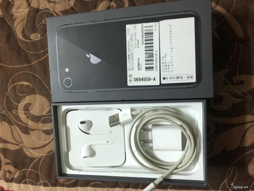Iphone8 gray 64gb lock nhật hàng xách tay - 3