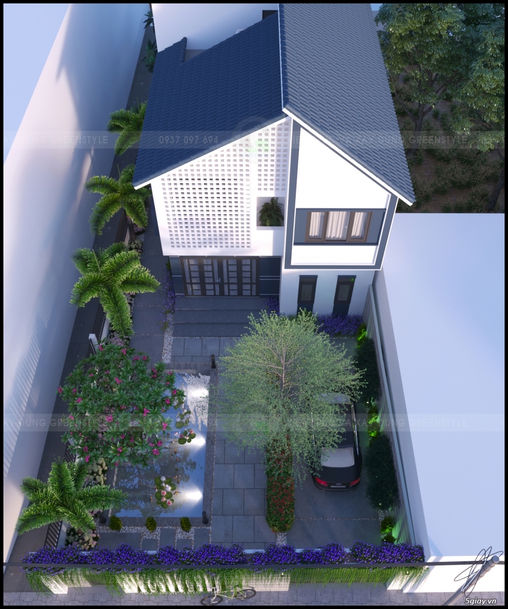 Chuyên dựng phối cảnh 3D: ngoại thất, nội thất, sân vườn,.......