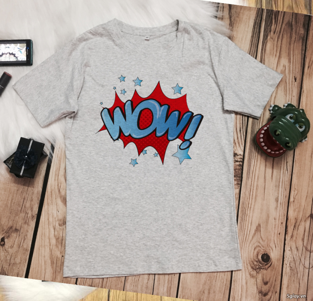 Áo thun xám - 100% Cotton - 3