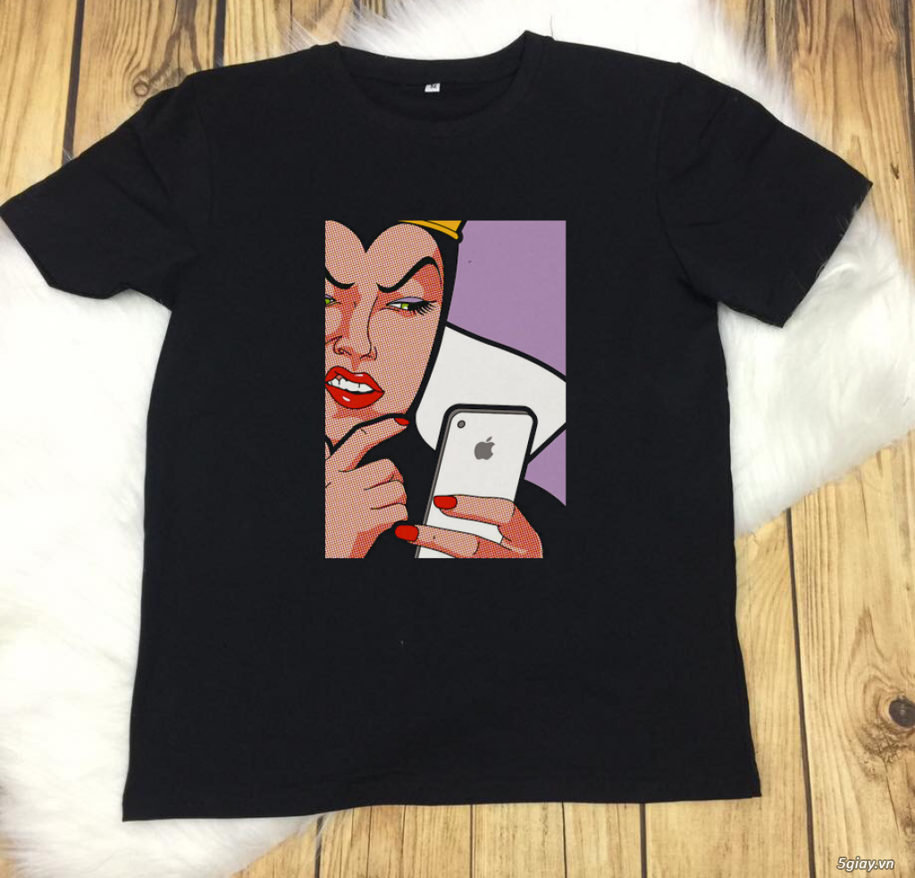 Áo thun đen - 100% Cotton - 2
