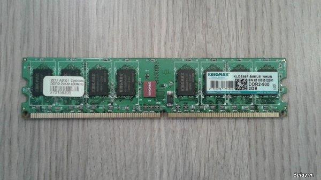 2 Thanh Ram DDR2 2G, 1 CPU E7400 Core 2 Duo 2.8