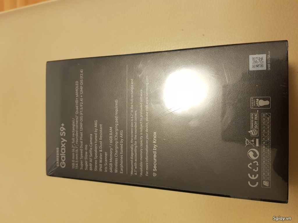 SAMSUNG GALAXY S9+ CHÍNH HÃNG MỚI 100% (64GB, ĐEN, NGUYÊN SEAL) - 2