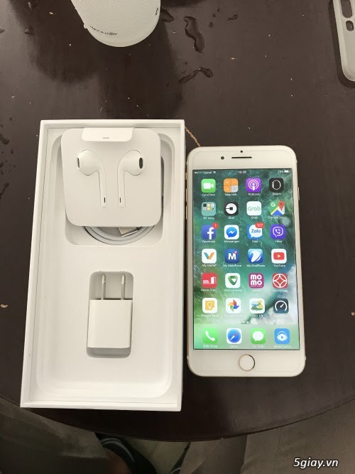 Ip7+ 128g gold fullbox ra đi - 1