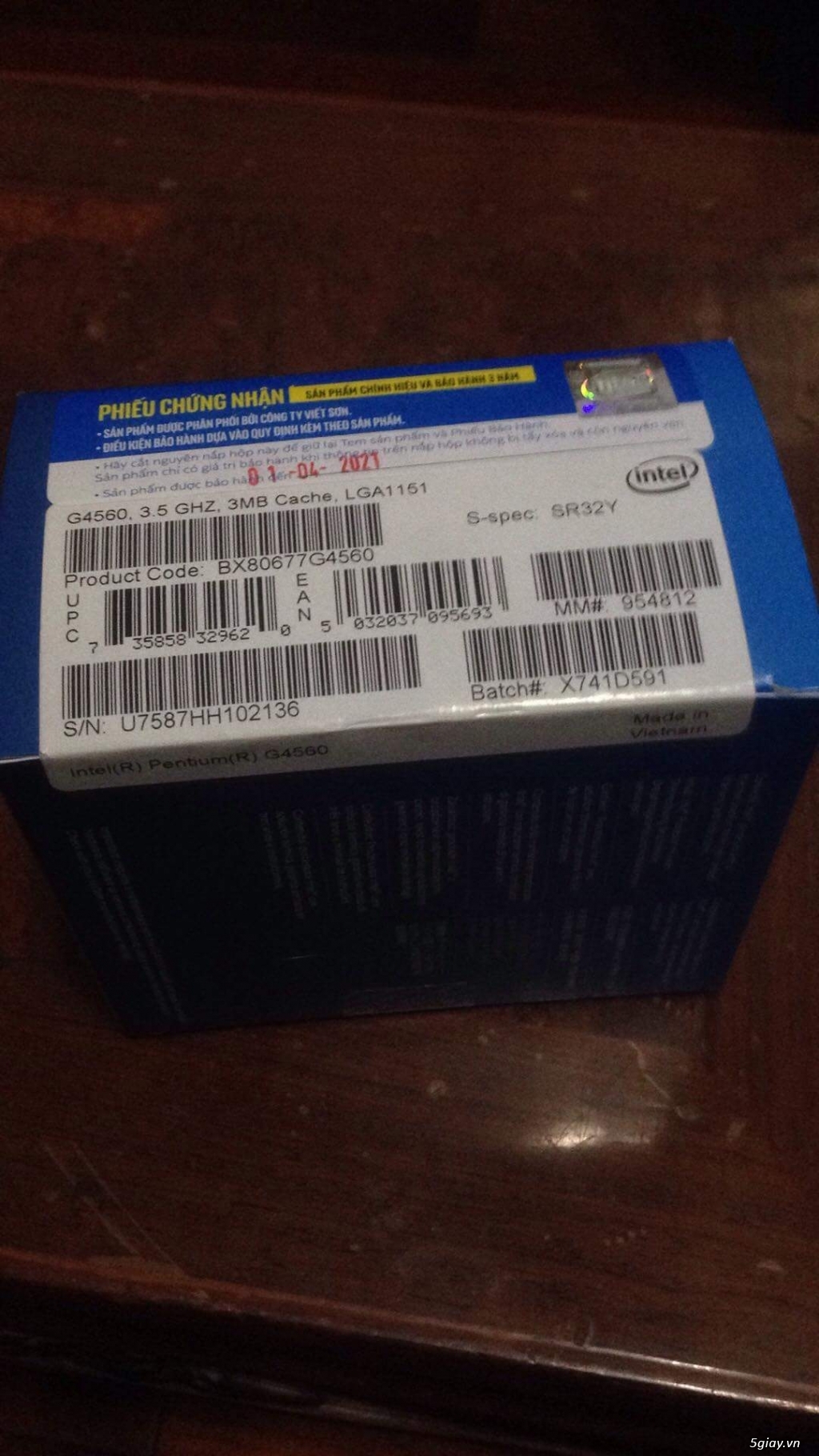 Cpu G4560 New 100% - 1