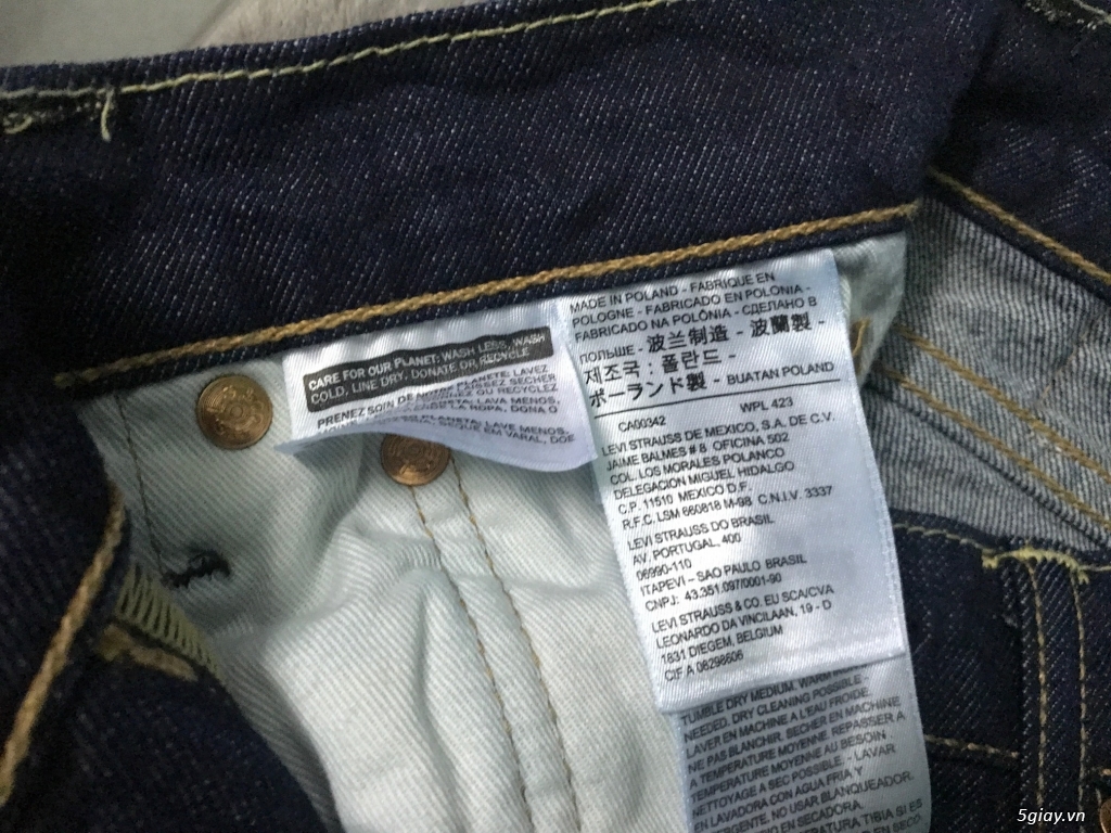 Levis Jeans - Hàng xách tay từ USA ** No FAKE** - 1