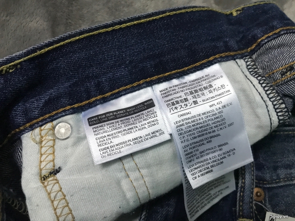 Levis Jeans - Hàng xách tay từ USA ** No FAKE** - 3