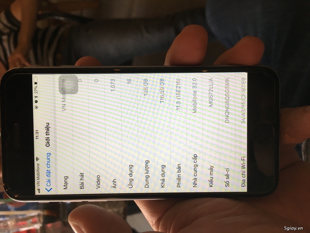 cần bán iphone 6 quốc tế 128gb xám máy còn gần như mới - 4