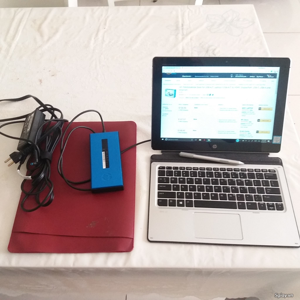 HP Elite x2 1012 G1 SSD 8gb RAM full phụ kiện giá mới $2200 bán rẻ