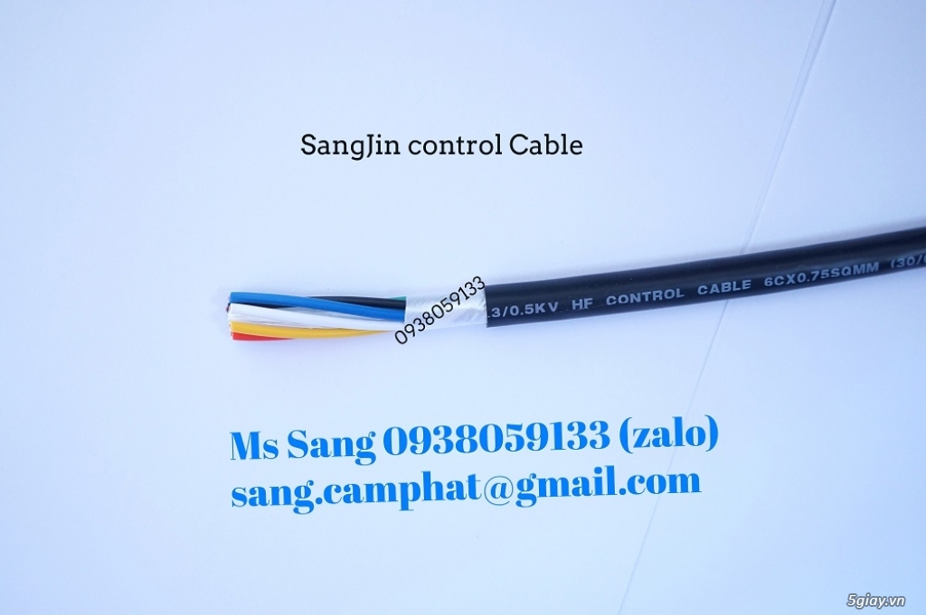 Dây điều khiển SangJin - Cáp điều khiển nhập khẩu - 2