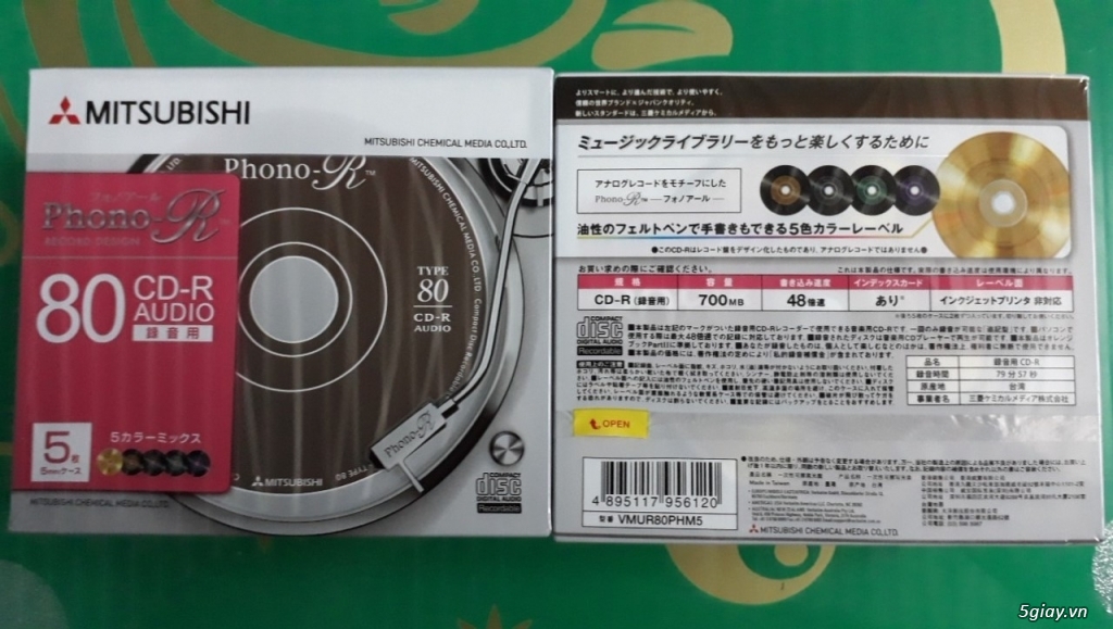 Đĩa Nhạc CD Phono Mitsubishi Chất Lượng Cao