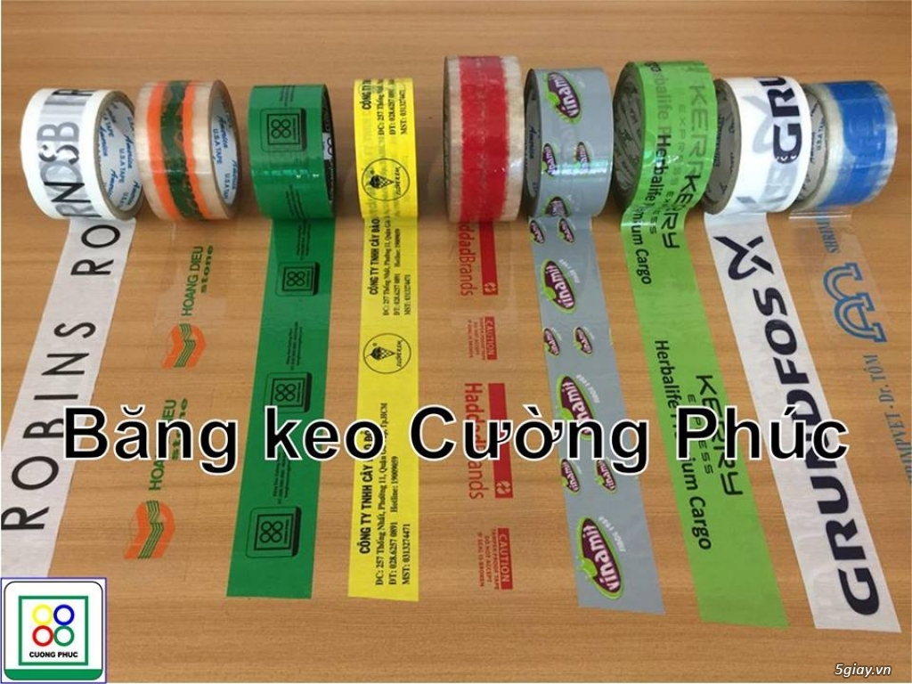 NHẬN IN BĂNG KEO LOGO SỐ LƯỢNG ÍT 120 CUỘN - 7