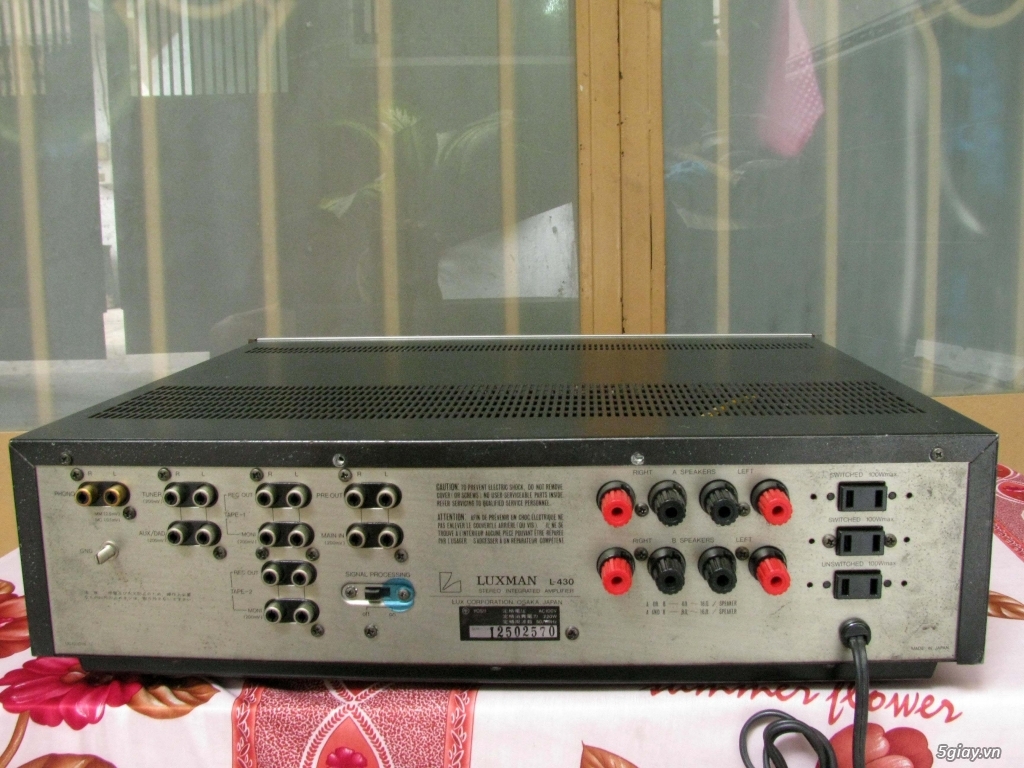 Long audio q8 chuyên Amplifier + Cdp +Loa - 15