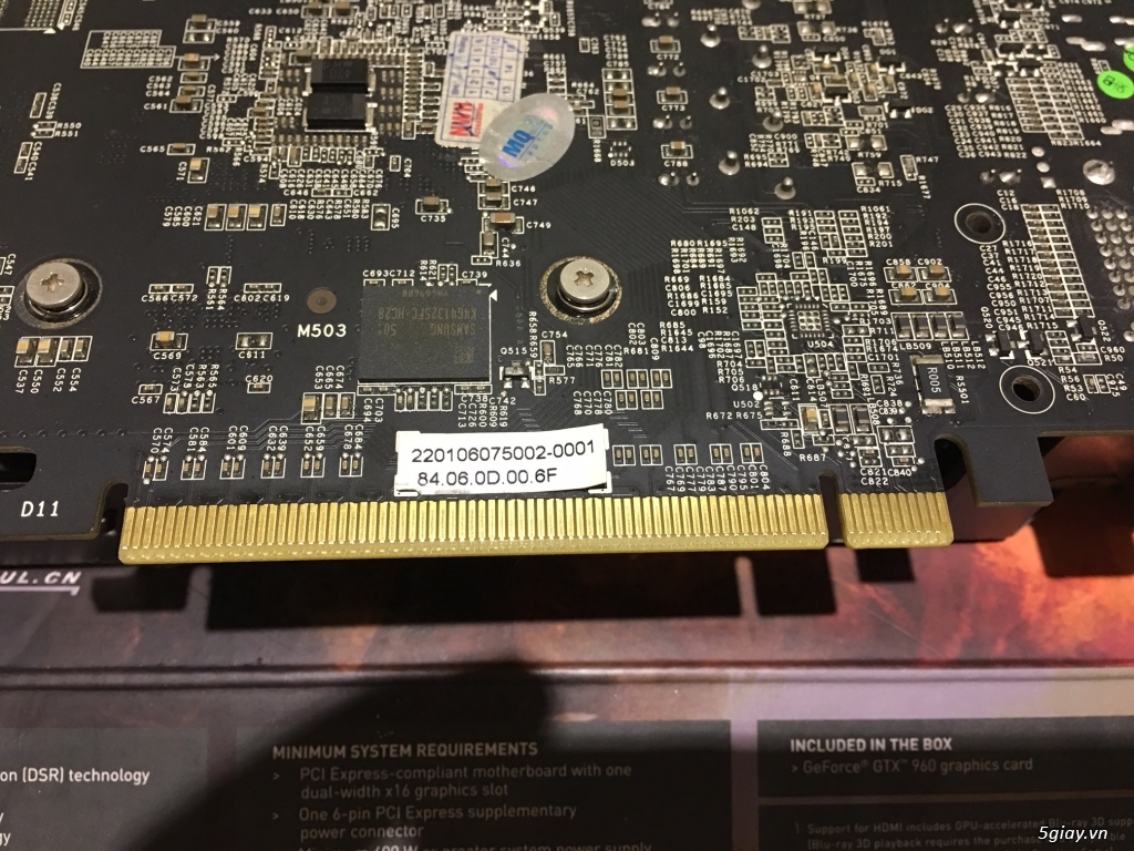 Bán GTX 960 đẹp như mới fullbox - 2