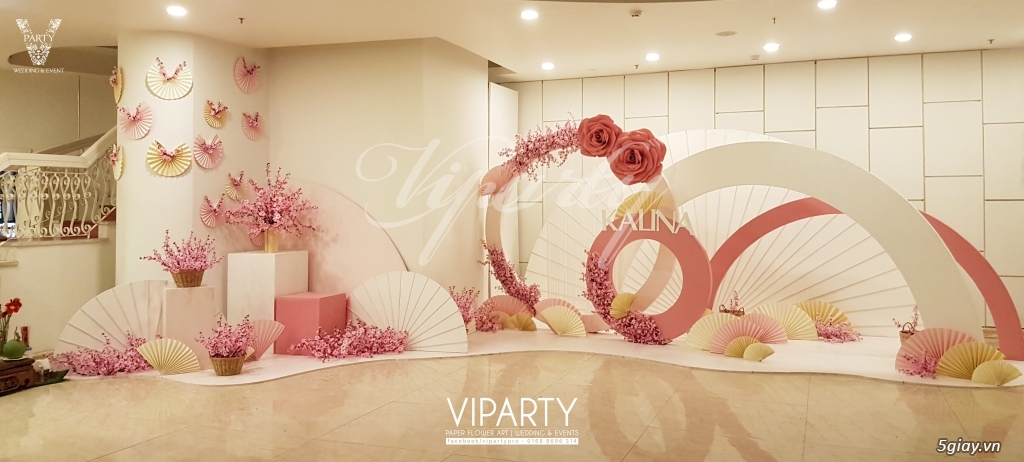 VIPARTY - Chuyên Trang Trí Backdrop Hoa Giấy [ Wedding & Events ] - 15