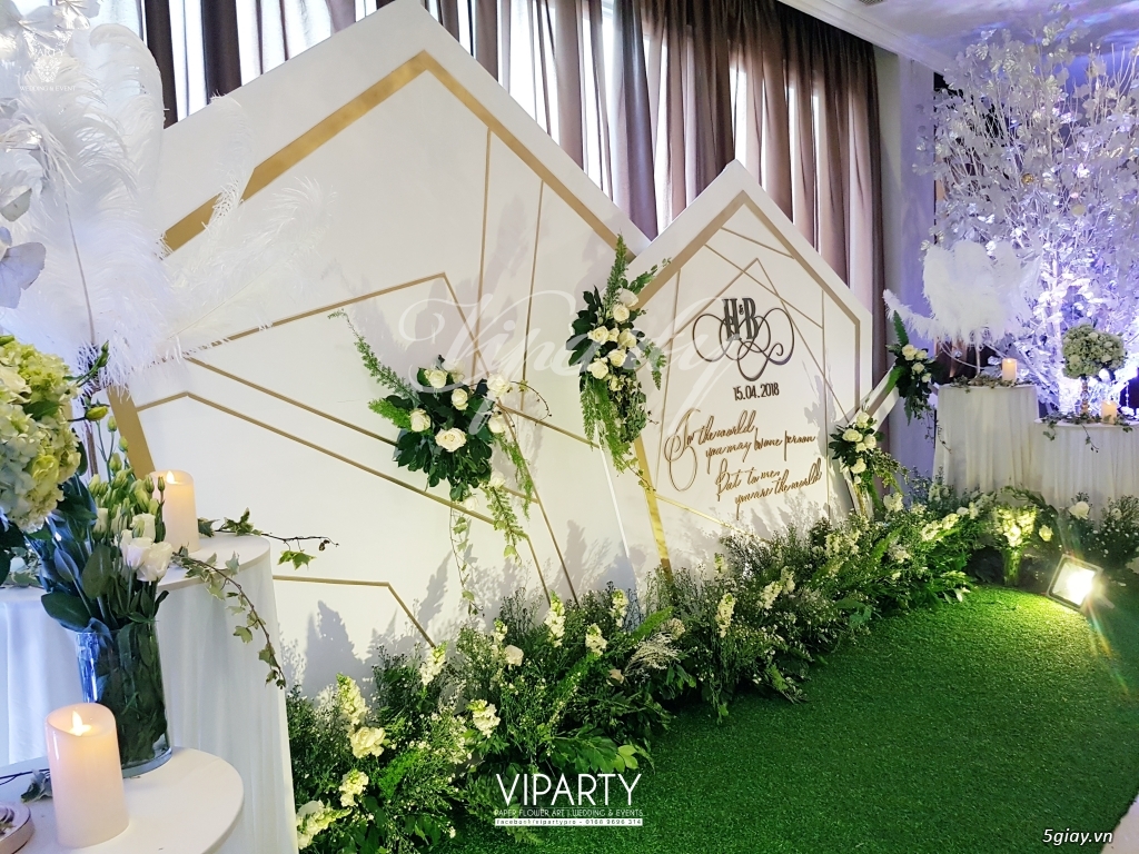 VIPARTY - Chuyên Trang Trí Backdrop Hoa Giấy [ Wedding & Events ] - 6