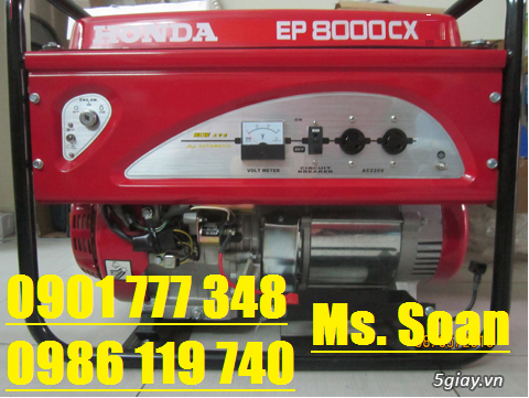 Máy phát điện Honda 7.0KVA EP8000CX đề nổ giá thanh lí : 12 triệu