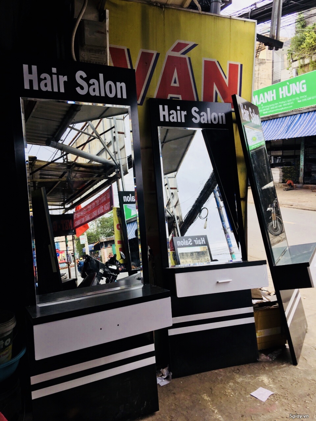 Hairshop Dũng_Nhận đặt kệ kiếng,tủ hoá chất,quầy bar cho ae salon tóc giá sỉ... - 17
