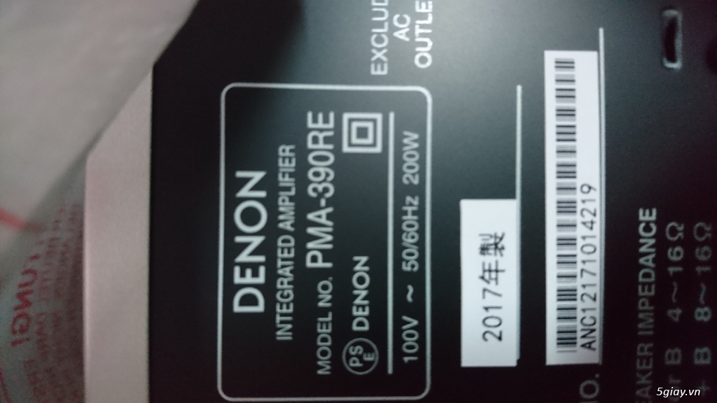 Cần bán loa amli denon mới