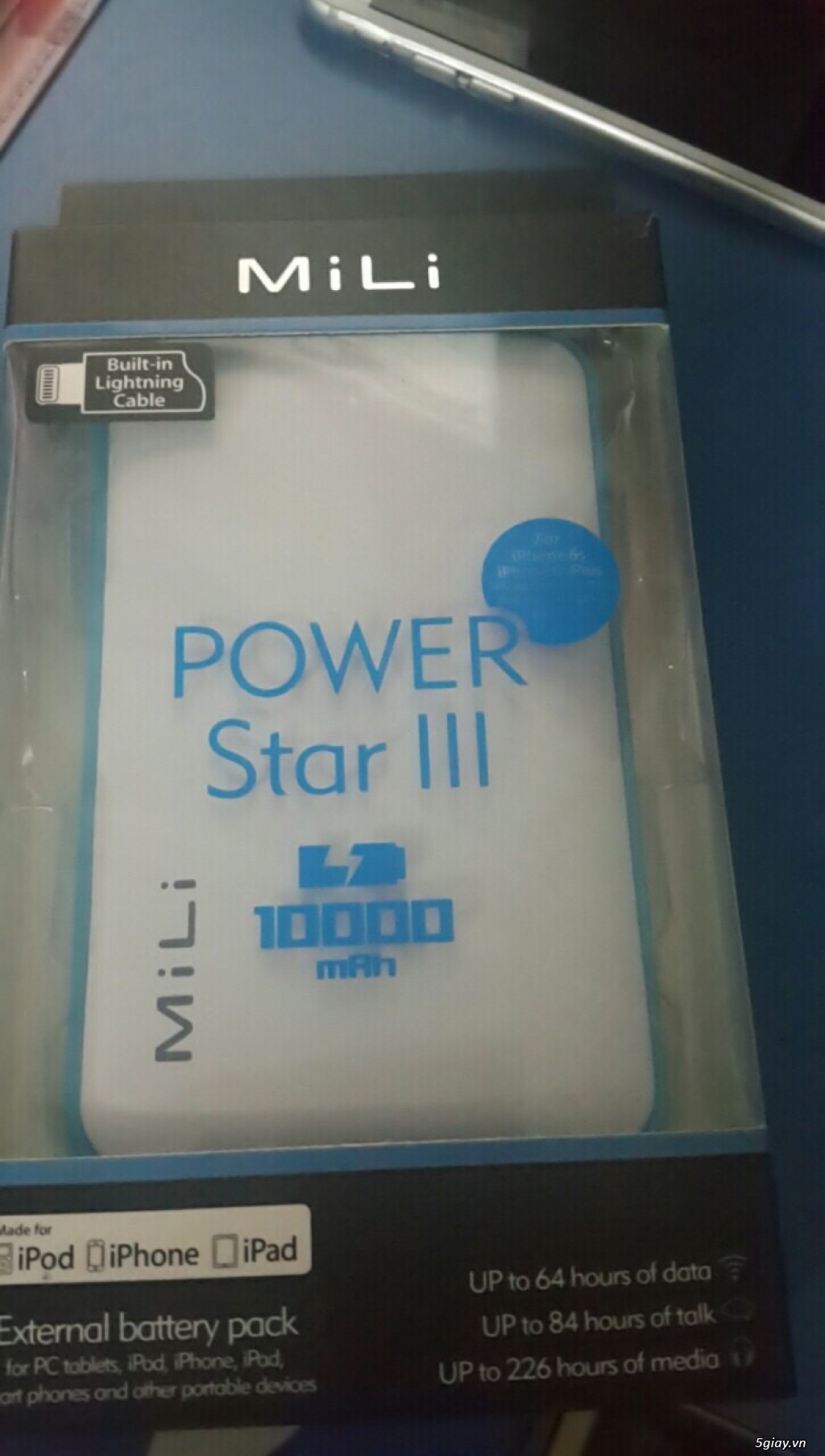 Bán Sạc dự phòng MiLi Power Star III (HI-B10) 10000mAh !