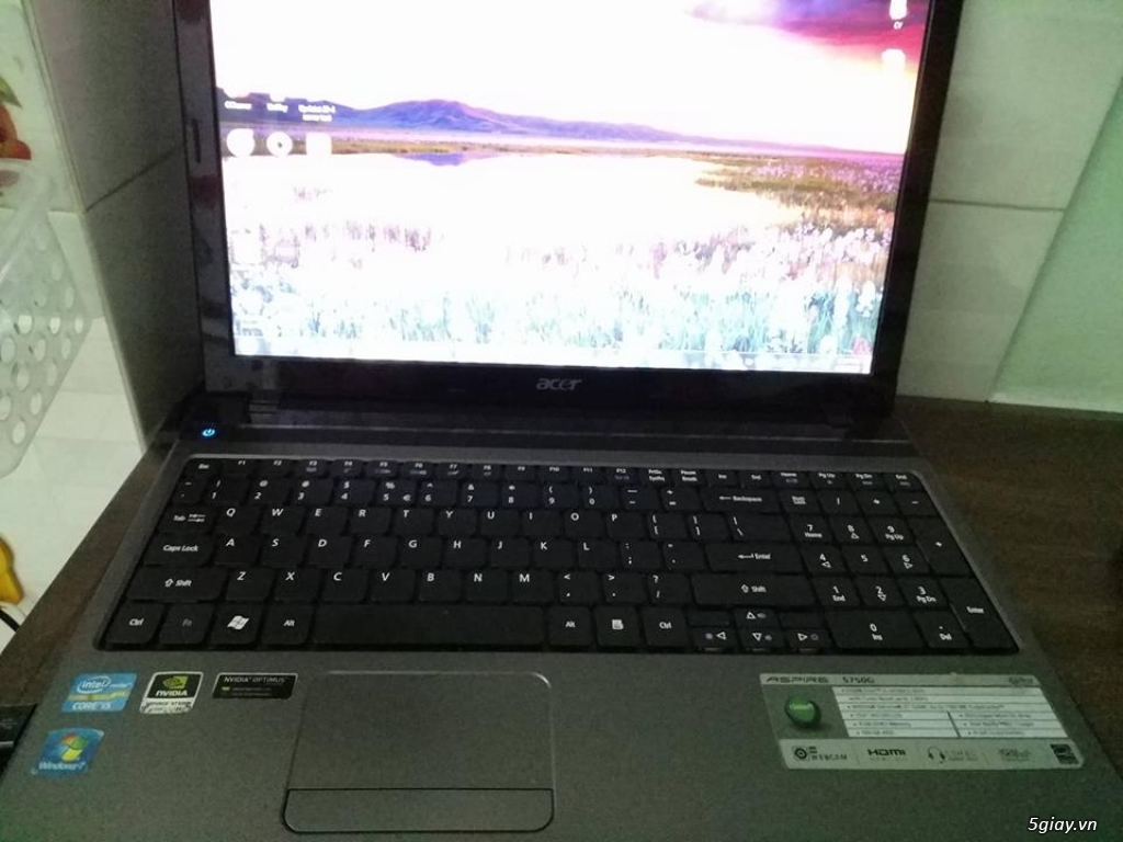 Thanh lý laptop Acer Aspire 5750G - 1