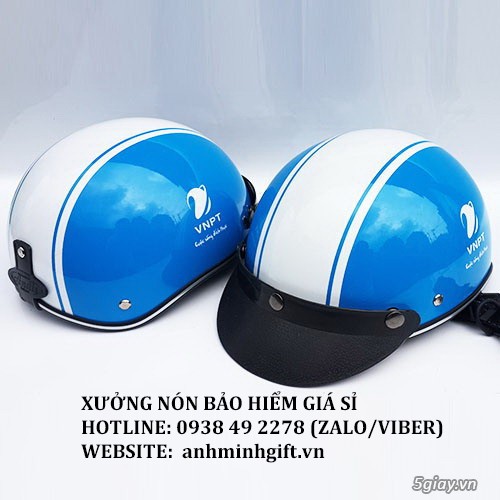 Nhận đặt hàng nón bảo hiểm in logo giá rẻ - Hồ Chí Minh - 3
