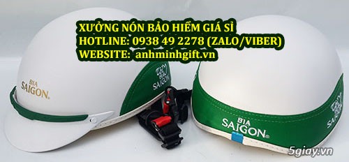 Nhận đặt hàng nón bảo hiểm in logo giá rẻ - Hồ Chí Minh - 1