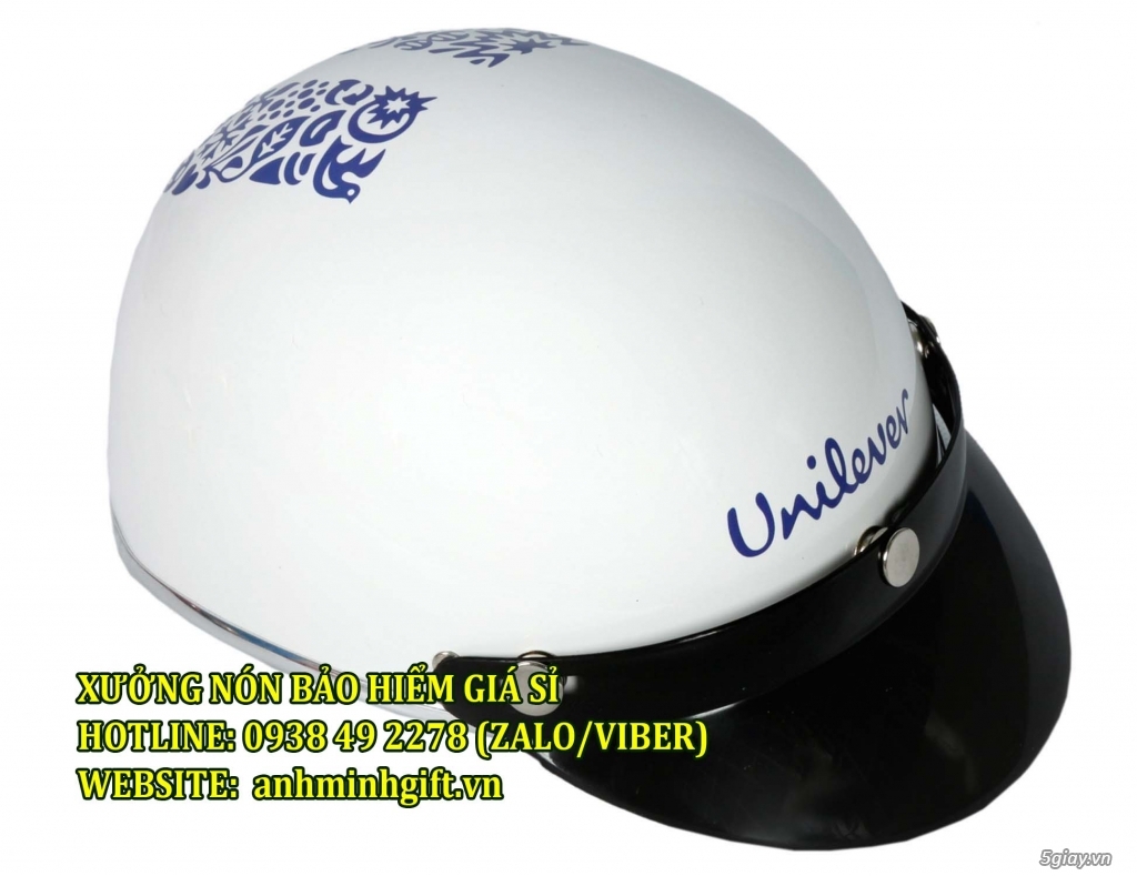 Xưởng nón bảo hiểm - nón bảo hiểm quảng cáo giá rẻ HCM
