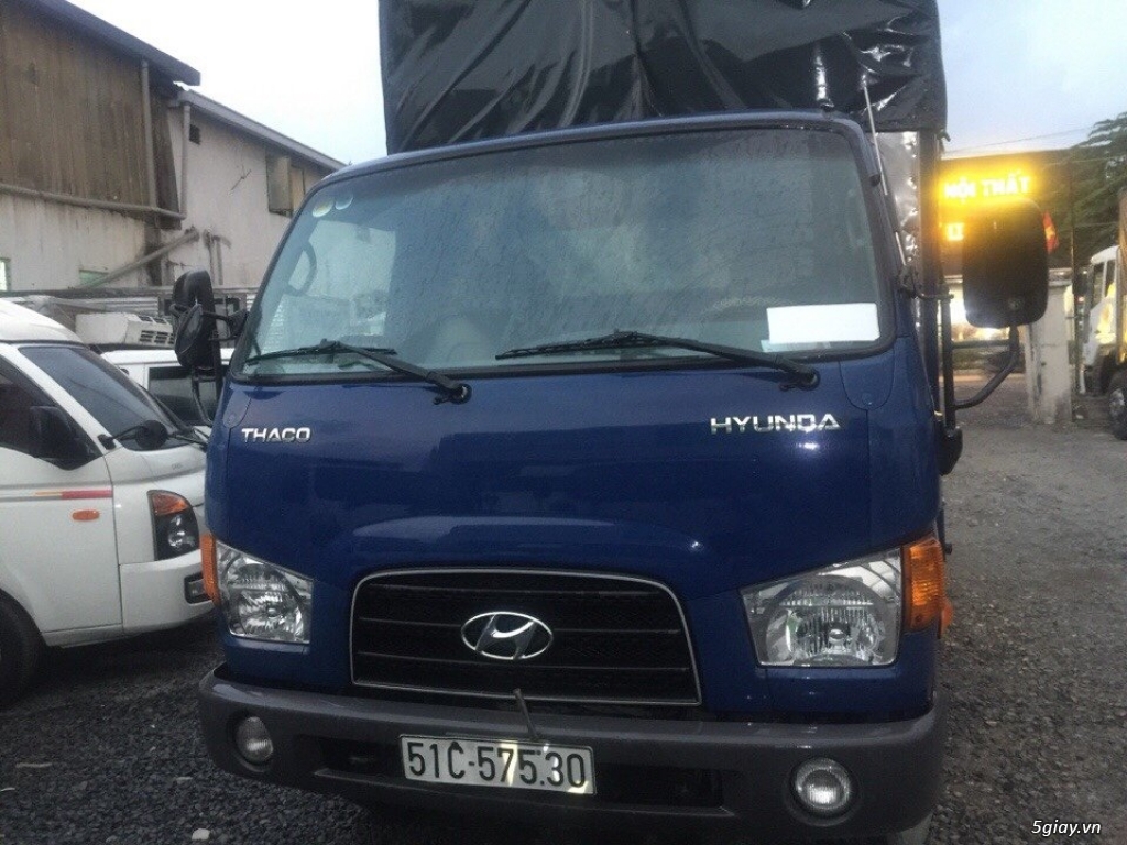 cần bán gấp xe tải 3t5 hiệu thaco hyundai hd 72 thùng kèo bạt - 3