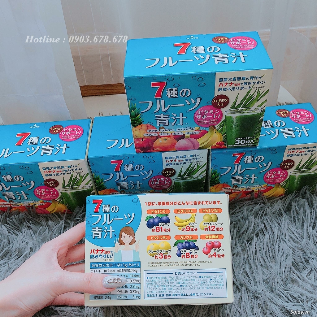 BỘT LÚA MẦM & TRÁI CÂY