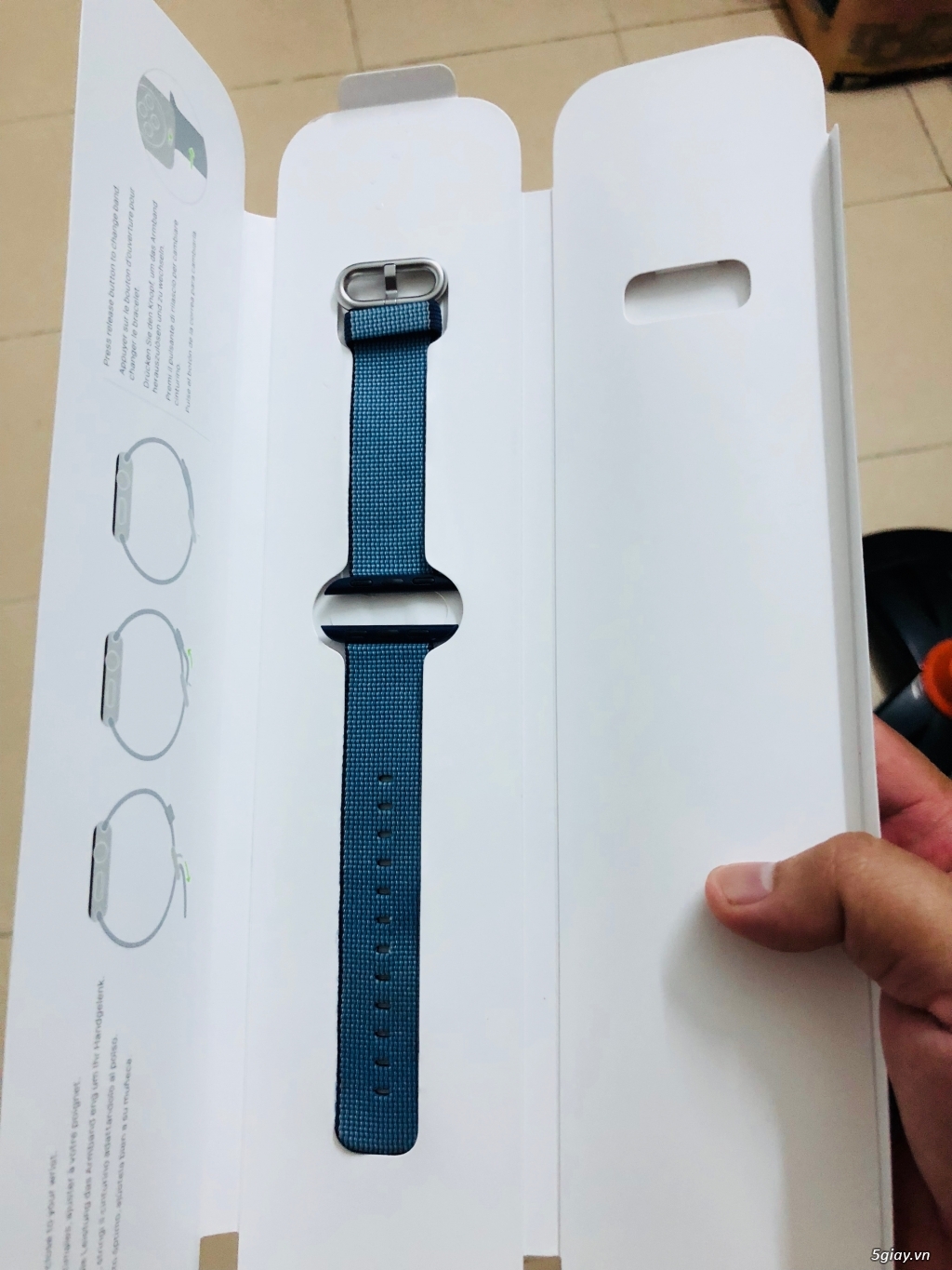Cần thanh lý dây nylong cho Apple Watch 38mm, fullbox - 2