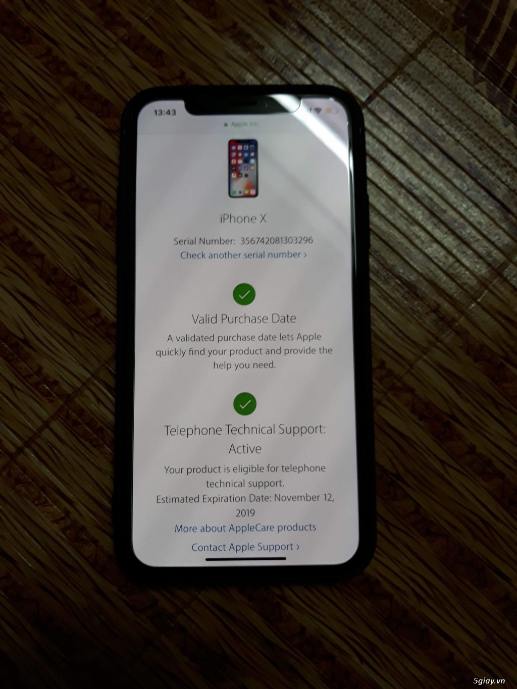 Bán iphone x grey bản 64gb bảo hành 12/2019