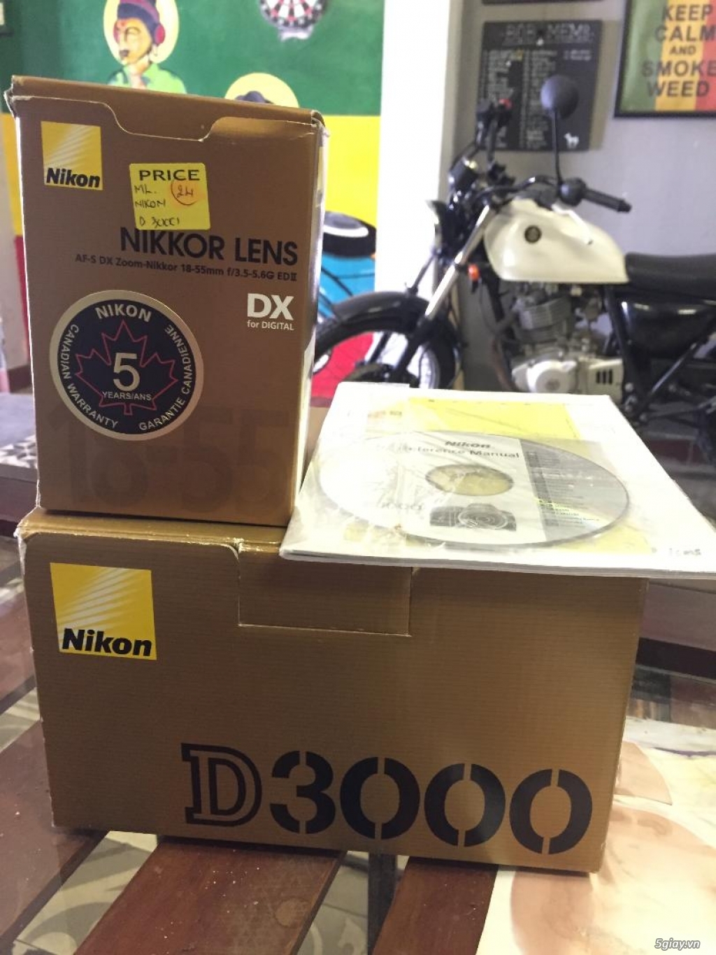 Nikon D3000 kit 18-55 .NEW 99% - 6