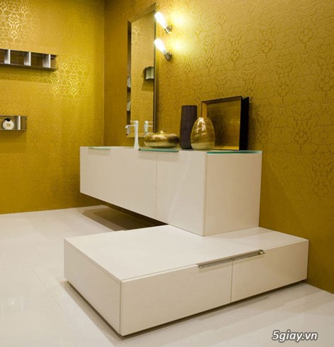 Bộ tủ Lavabo cao cấp được thiết kế đẹp, kiểu dáng hiện đại. - 6